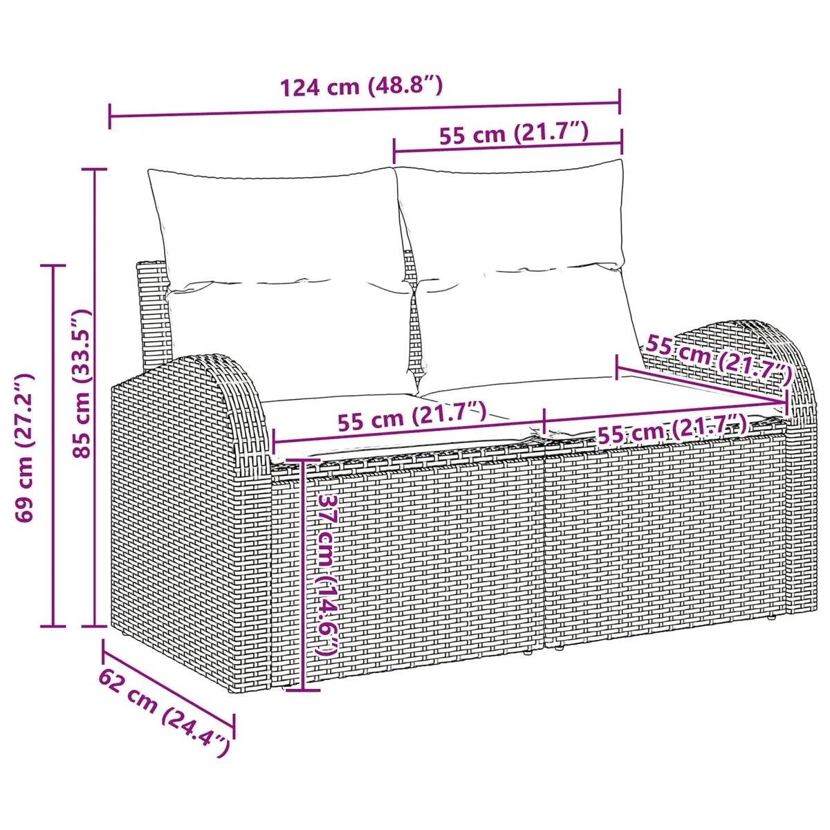 Outdoor Sofa Set for Relaxing and Entertaining