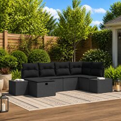 Make Your Outdoor Space Inviting with a 6-Piece Sofa Set