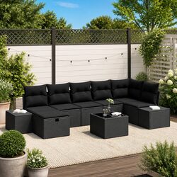 Your Ideal 8-Piece Garden Sofa Set Awaits