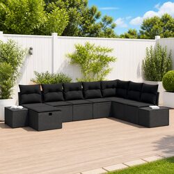 Friendly 8 Pcs Garden Sofa Set to Enhance Your Outdoors