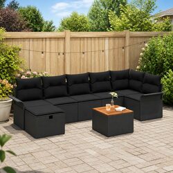 Friendly 8-Piece Outdoor Sofa Set with Storage
