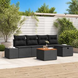 Create a Cozy Outdoor Area with 6-Piece Sofa Set