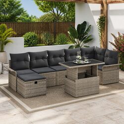 Your Perfect 8-Piece Outdoor Sofa Set Awaits