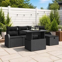 Friendly 6-Piece Modular Garden Sofa Set for You