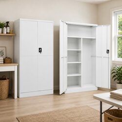 Effortless Organization with the 4 Shelf Steel Locker Cabinet