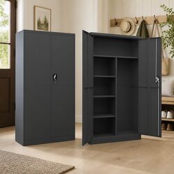Your Ideal 4-Shelf Steel Locker Cabinet Awaits