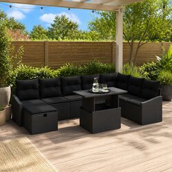 Your Outdoor Oasis with a 9-Piece Garden Sofa Set