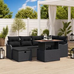 A Friendly 7-Piece Garden Sofa Set for Your Outdoor Fun