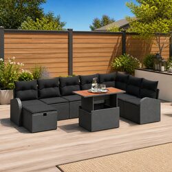 Your Ideal 9-Piece Outdoor Sofa Set Awaits