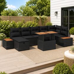 Create Your Outdoor Oasis with 8-Piece Sofa Set
