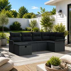 Create a Cozy Outdoor Space with This Garden Sofa Set