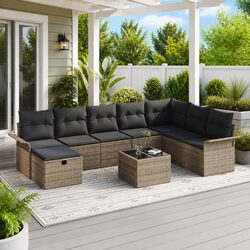 Your New Favorite Outdoor 9-Piece Sofa Set