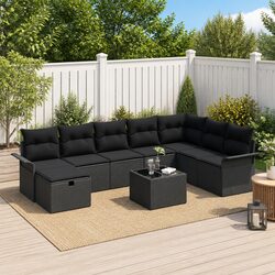 Your Outdoor Companion: 9-Piece Sofa Set for Relaxation