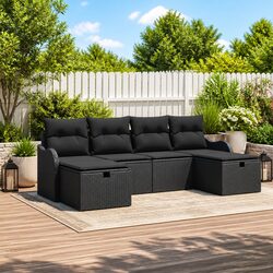 Your Ideal 6-Piece Garden Sofa Set Awaits