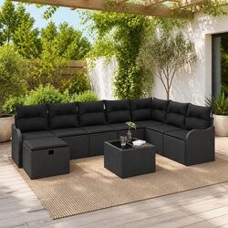 Your Ideal 9-Piece Outdoor Sofa Set Awaits
