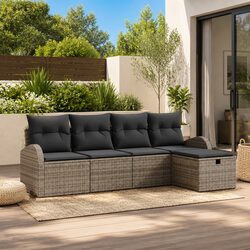 Your New Outdoor 5-Piece Modular Sofa Set Awaits