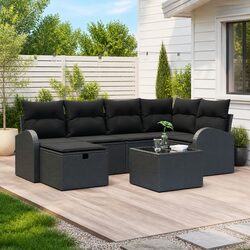 Comfortable 7-Piece Modular Garden Sofa Set for You