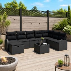 Enhance Your Outdoor Experience with a 9-Piece Sofa Set