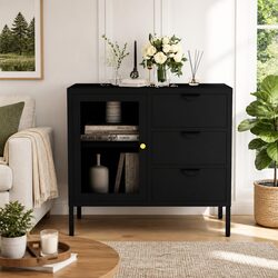 Friendly Black Sideboard Cabinet: Perfect for Your Space