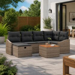 Create Your Perfect Outdoor Retreat with 7-Piece Sofa Set