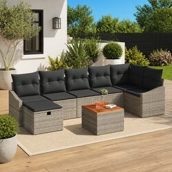 Your New 8-Piece Garden Sofa Set Awaits