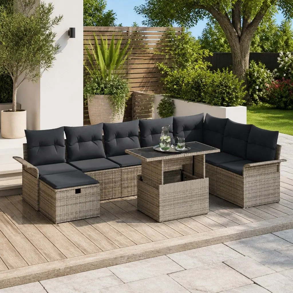 9-Piece Garden Sofa Set