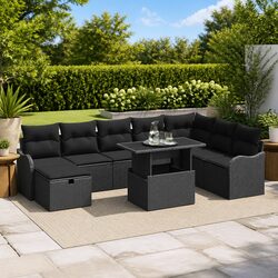 Your New Outdoor Companion: 9-Piece Sofa Set