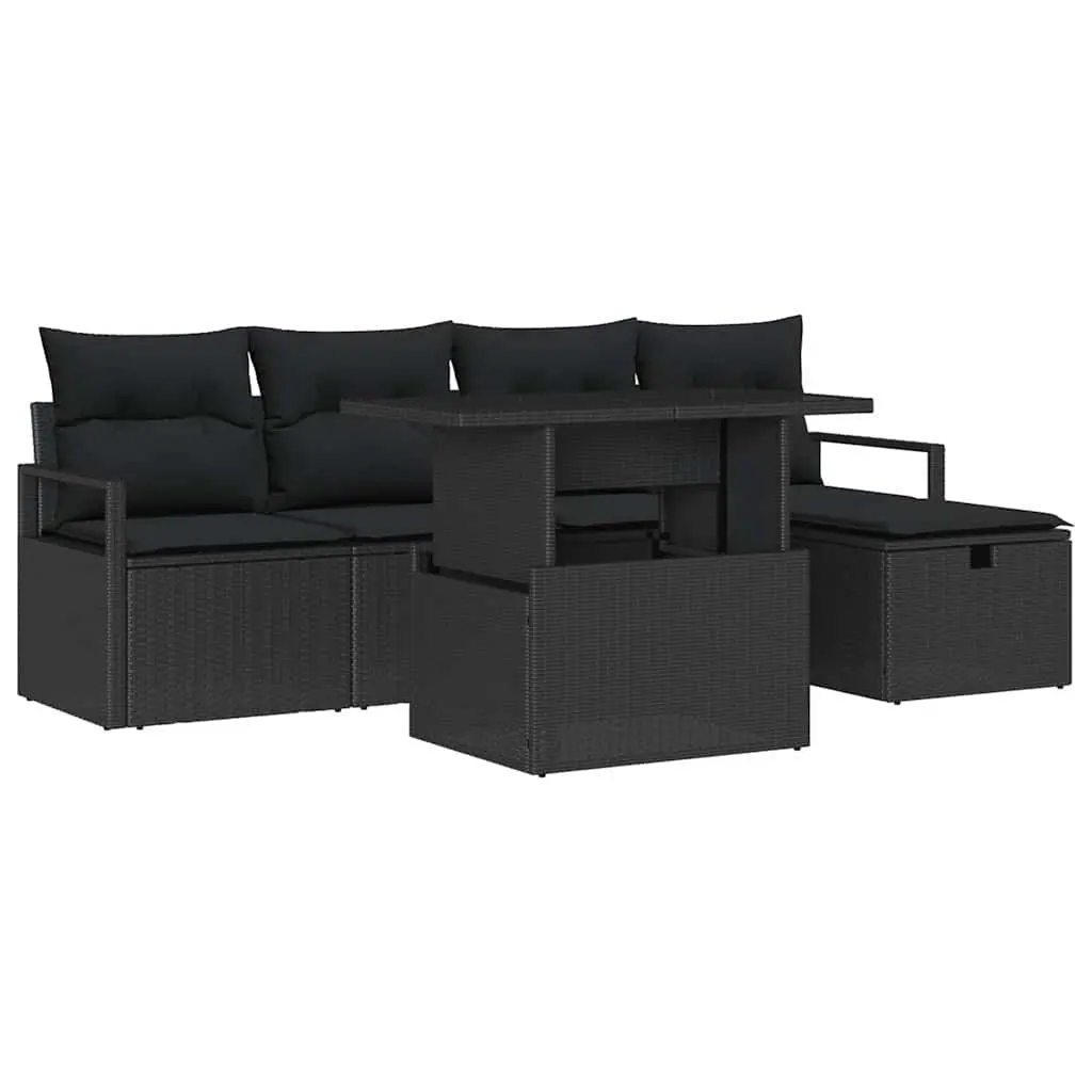 6 Piece Modular Garden Sofa Set