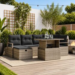 Create Cozy Outdoor Moments with a 7-Piece Sofa Set