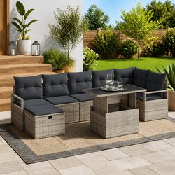 Enjoy Outdoor Comfort with Our 8-Piece Garden Sofa Set