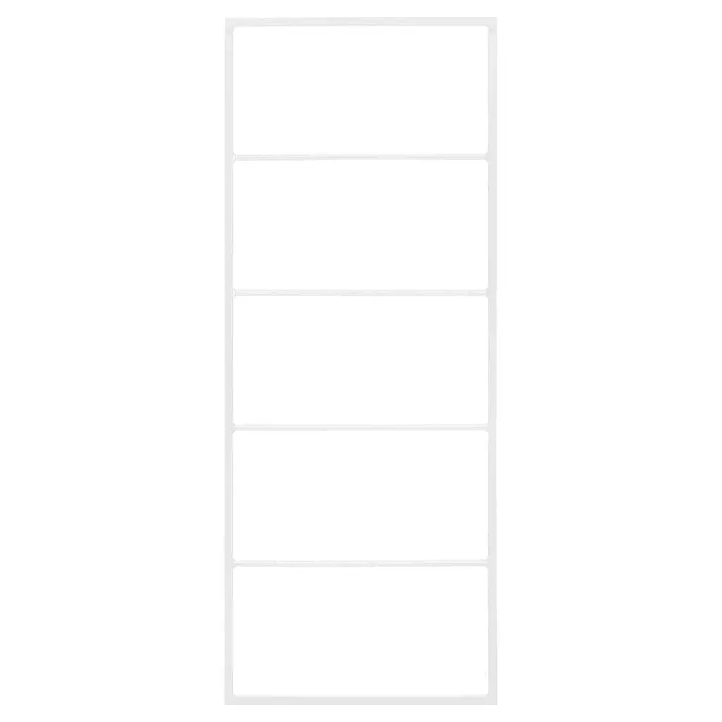 Towel Rack Wall Mount Steel White 45x10x115 cm