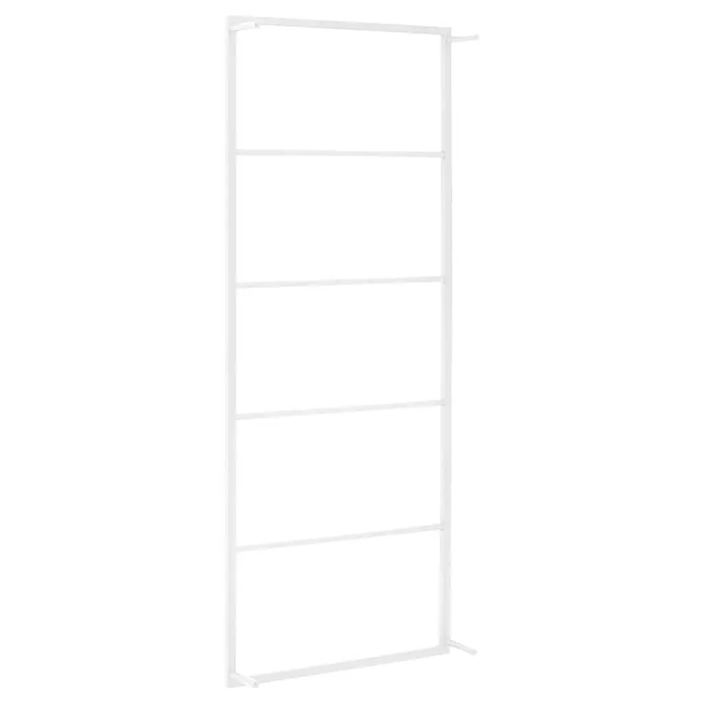 Towel Rack Wall Mount Steel White 45x10x115 cm