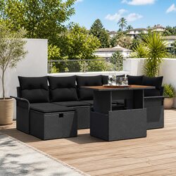 Friendly 7-Piece Garden Sofa Set for Your Outdoor Living