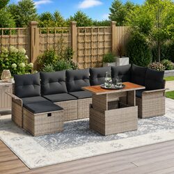 Friendly 8-Piece Outdoor Sofa Set for Your Comfort