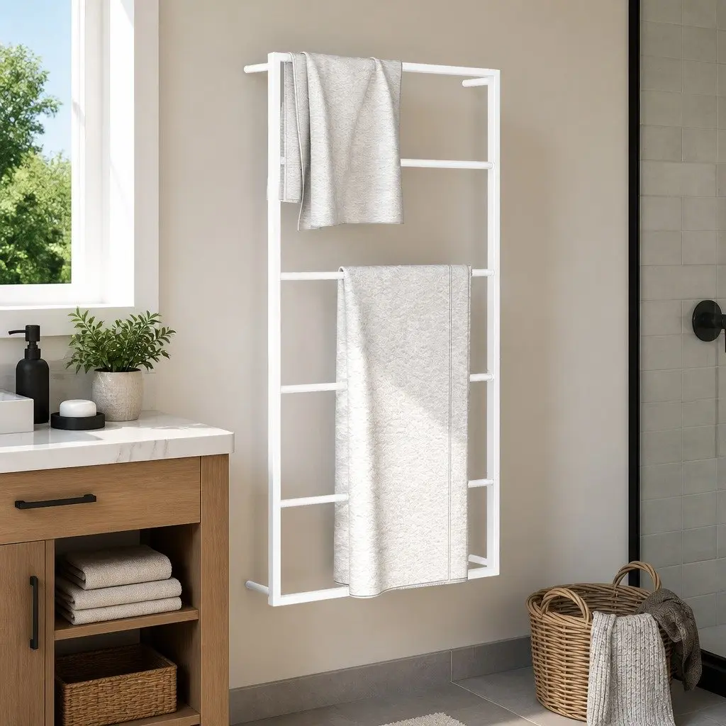 Towel Rack for Bathroom Organization