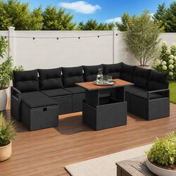 Create an Outdoor Oasis with This 9-Piece Sofa Set