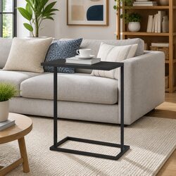 Your New C-Shaped Black Side Table: Style Meets Functionality