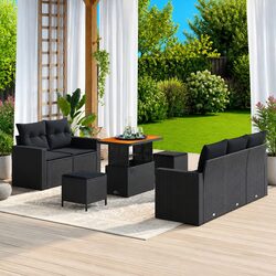 Your Outdoor Oasis Awaits with 8-Piece Sofa Set