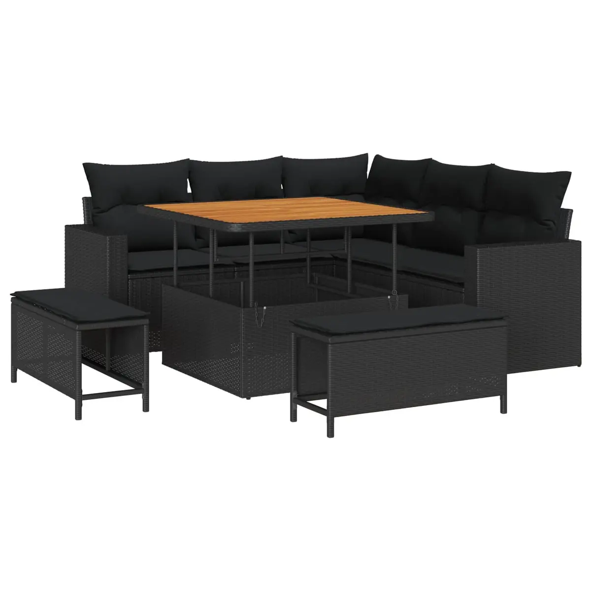 8-Piece Outdoor Sofa Set for Relaxation
