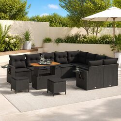 Friendly 12-Piece Garden Sofa Set for Outdoor Enjoyment