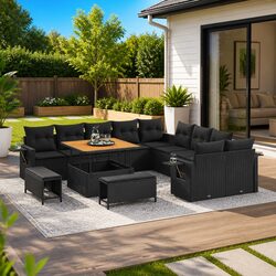Your Ideal Outdoor Companion: 13-Piece Garden Sofa Set