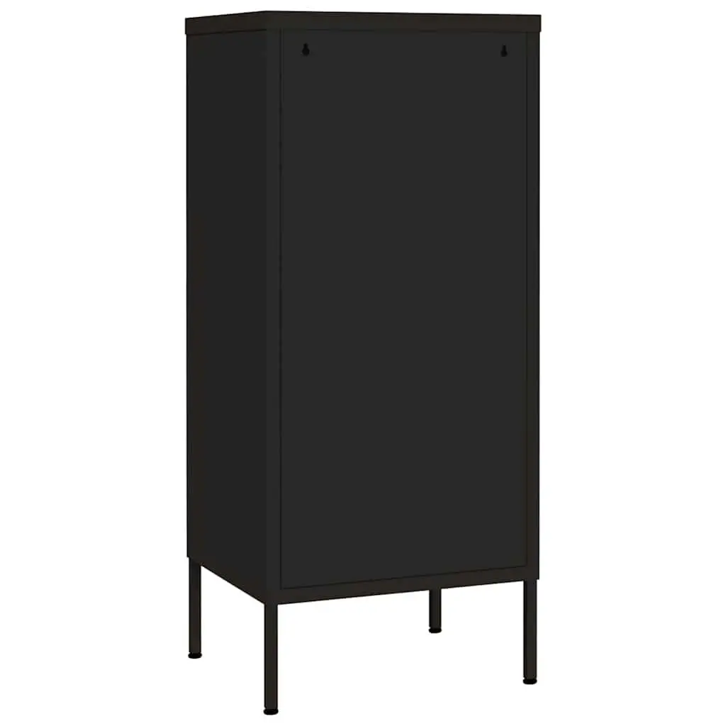 Black Steel Storage Cabinet