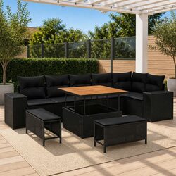 Make Your Outdoor Space Inviting with This 9pc Sofa Set