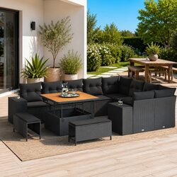 Enjoy Outdoor Comfort with Our 12-Piece Sofa Set