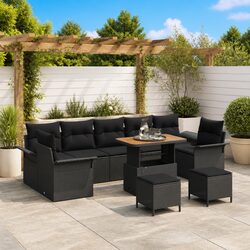 Friendly 10-Piece Outdoor Sofa Set for Your Enjoyment