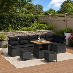 Your Friendly 9-Piece Outdoor Sofa Set Solution