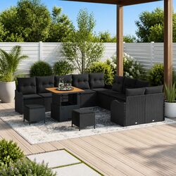 Welcome Comfort with This 13-Piece Garden Sofa Set
