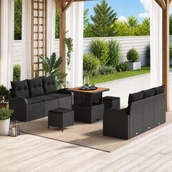 Friendly 9pc Modular Garden Sofa Set for You