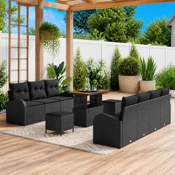 Your Ideal Outdoor Sofa Set - 10 Pieces Included