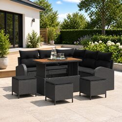 Your Perfect 9-Piece Garden Sofa Set Awaits You